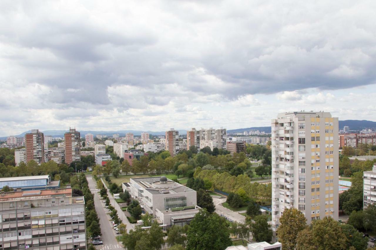 Penthouse “Sky 16” Studio Apartment Zágráb Kültér fotó